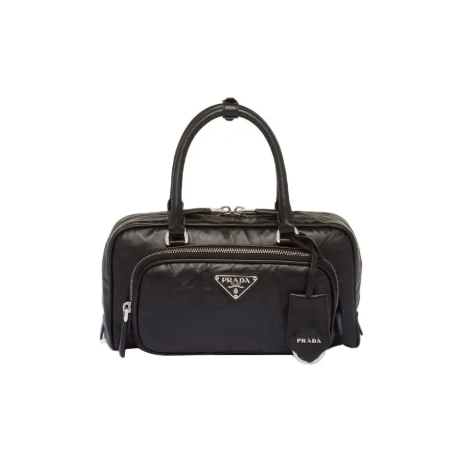 Retro Leather Multi Pocket Handbag